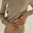 OPEN IRREGULAR OVAL RING
