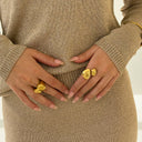 OPEN IRREGULAR OVAL RING