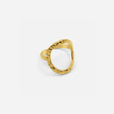 ADJUSTABLE OVAL RING - GOLD